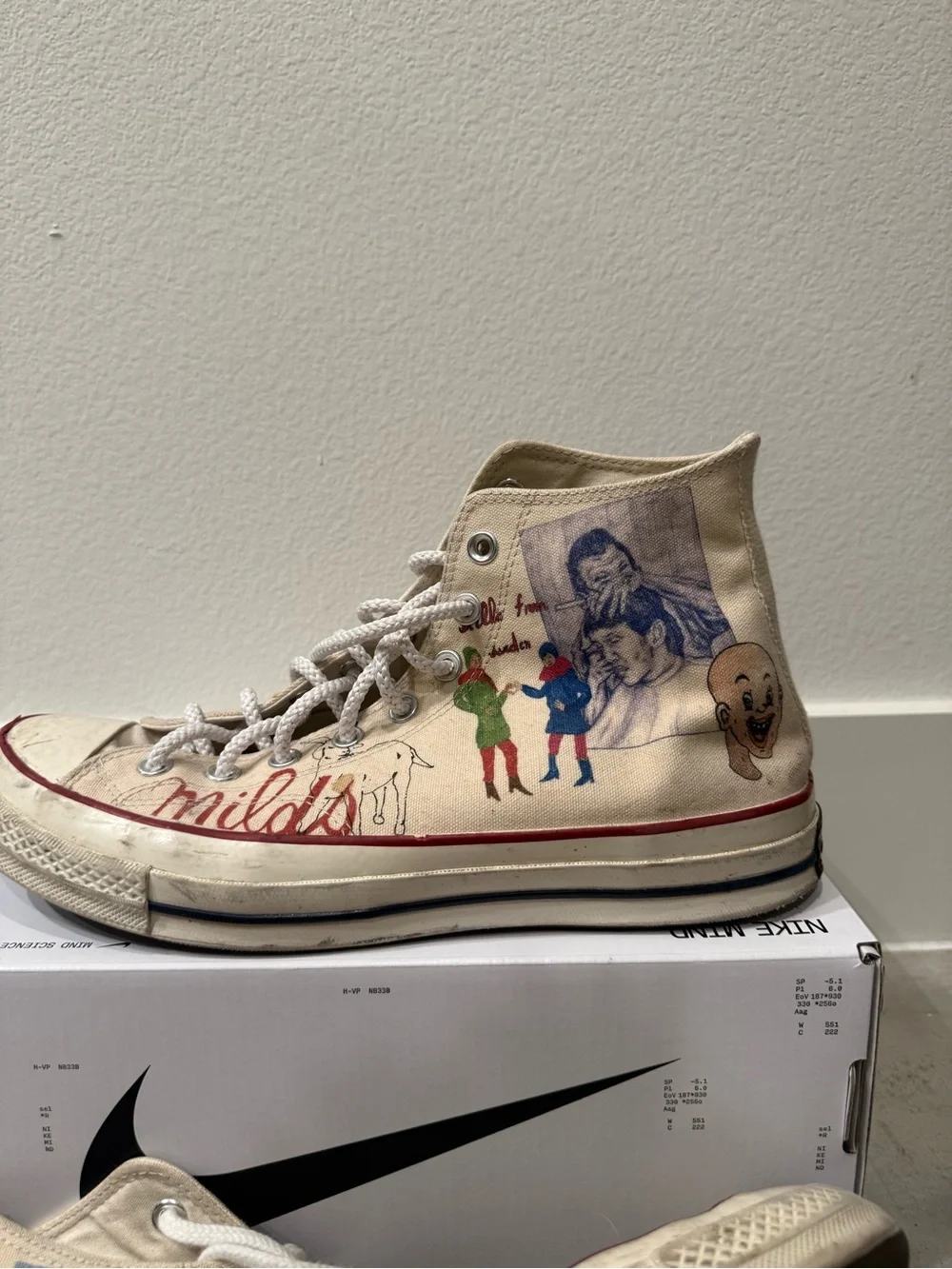 Tyler the Creator x Stephen McMullen Coverse Artiest Series Art Sneakers 10 - Picture 2 of 10